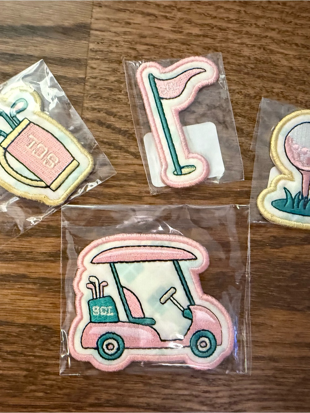 Stoney Clover Lane Set of 4 Golf Patches